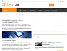 Tablet Screenshot of creaplus.si
